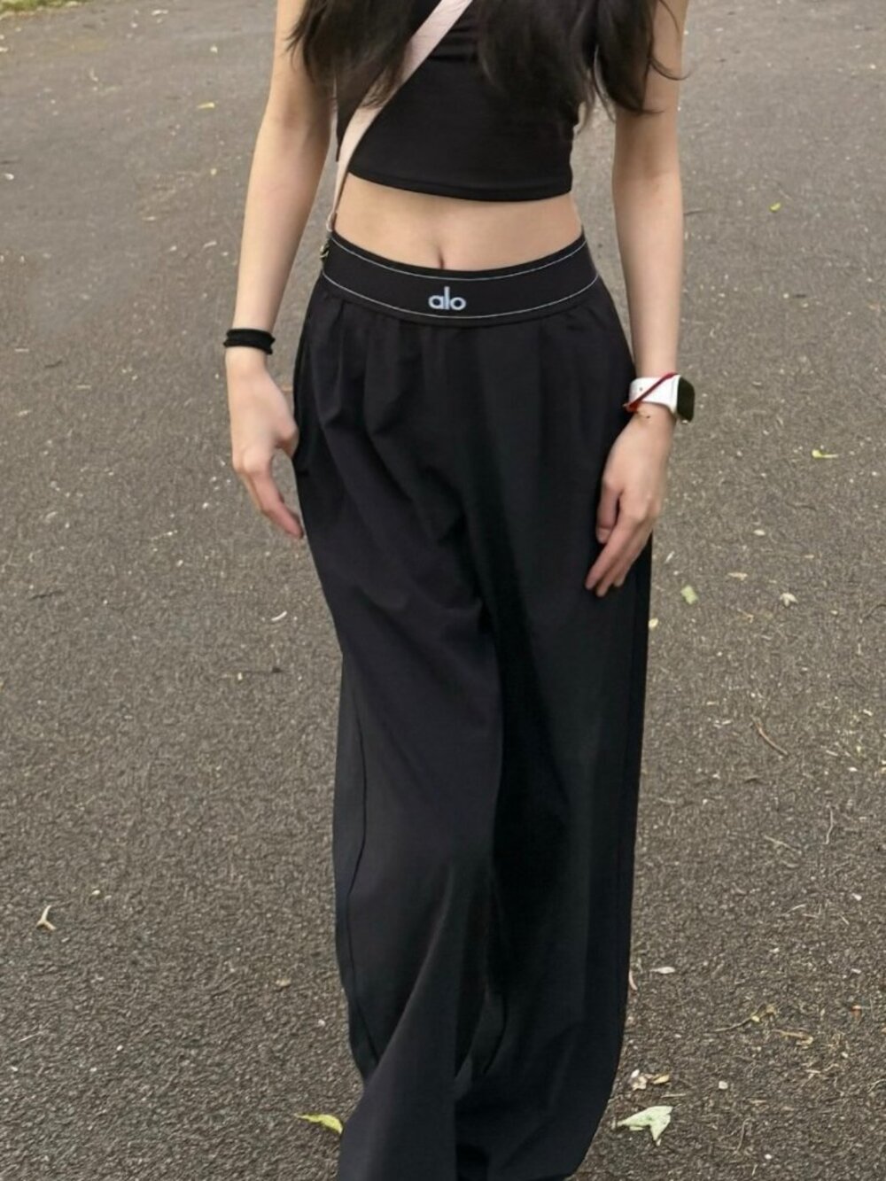 NWT Alo Yoga Suit Up Black Trouser🌿Regular 30" Inseam🍋Versatile Perfect Pants